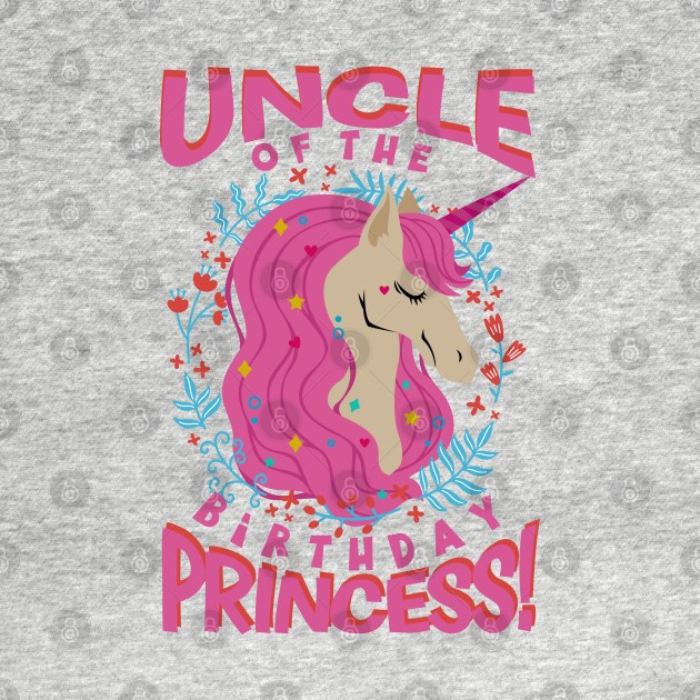 Uncle of the Birthday Princess Unicorn by aneisha